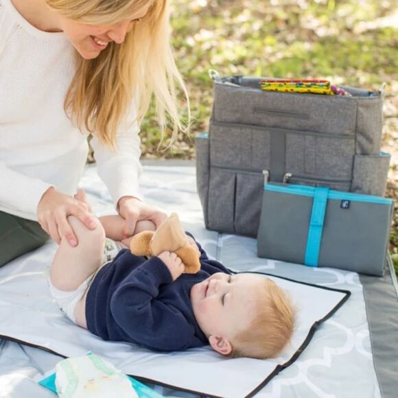 J.L. Childress Full Body Portable Baby Changing Pad, Fully Padded - Picture 5 of 12